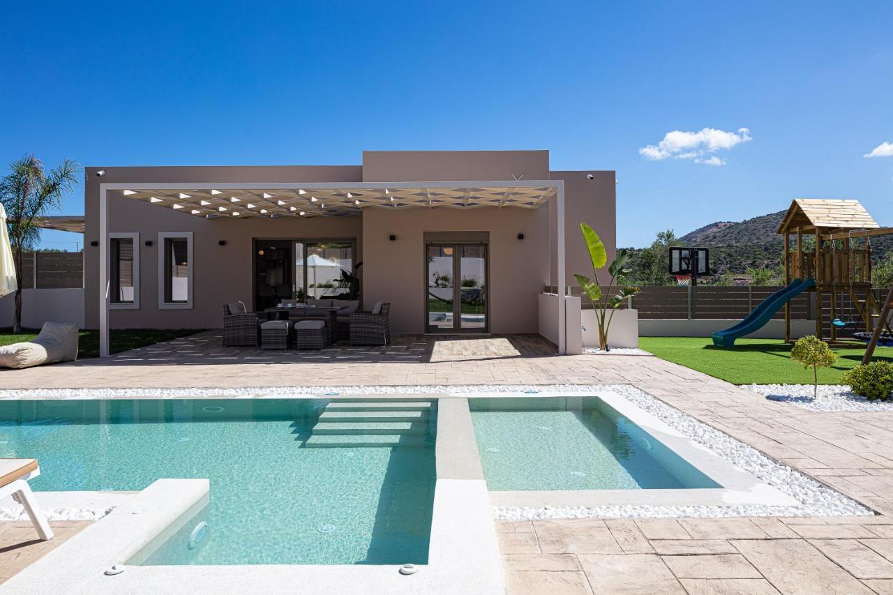 Koin Villa Sunrise, With Heated Pool & Whirlpool Perama  Dış mekan fotoğraf